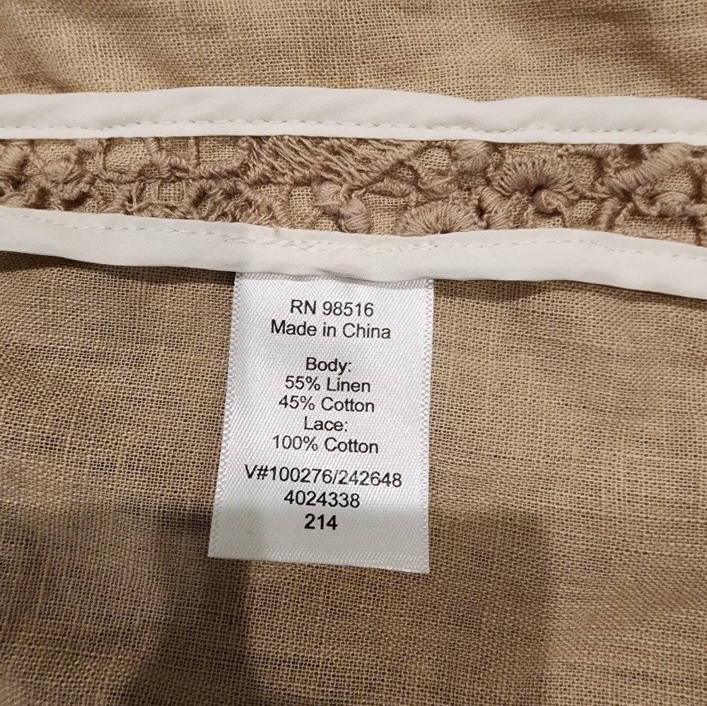Coldwater Creek Linen Blazer - Picture 2 of 13